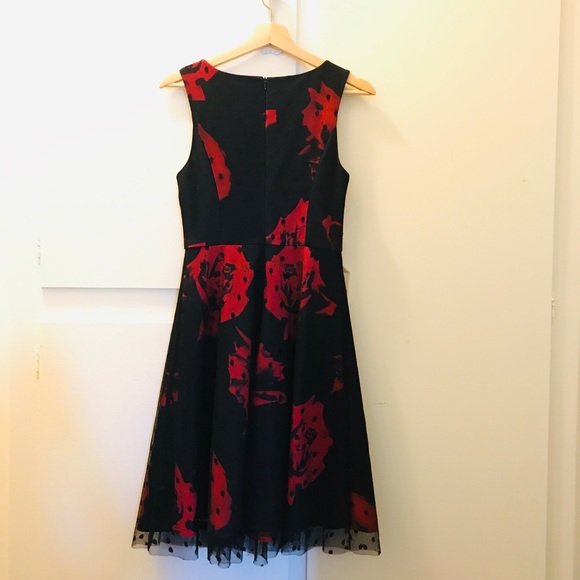 Modcloth A-Line Dress with Overlay - Picture 6 of 7